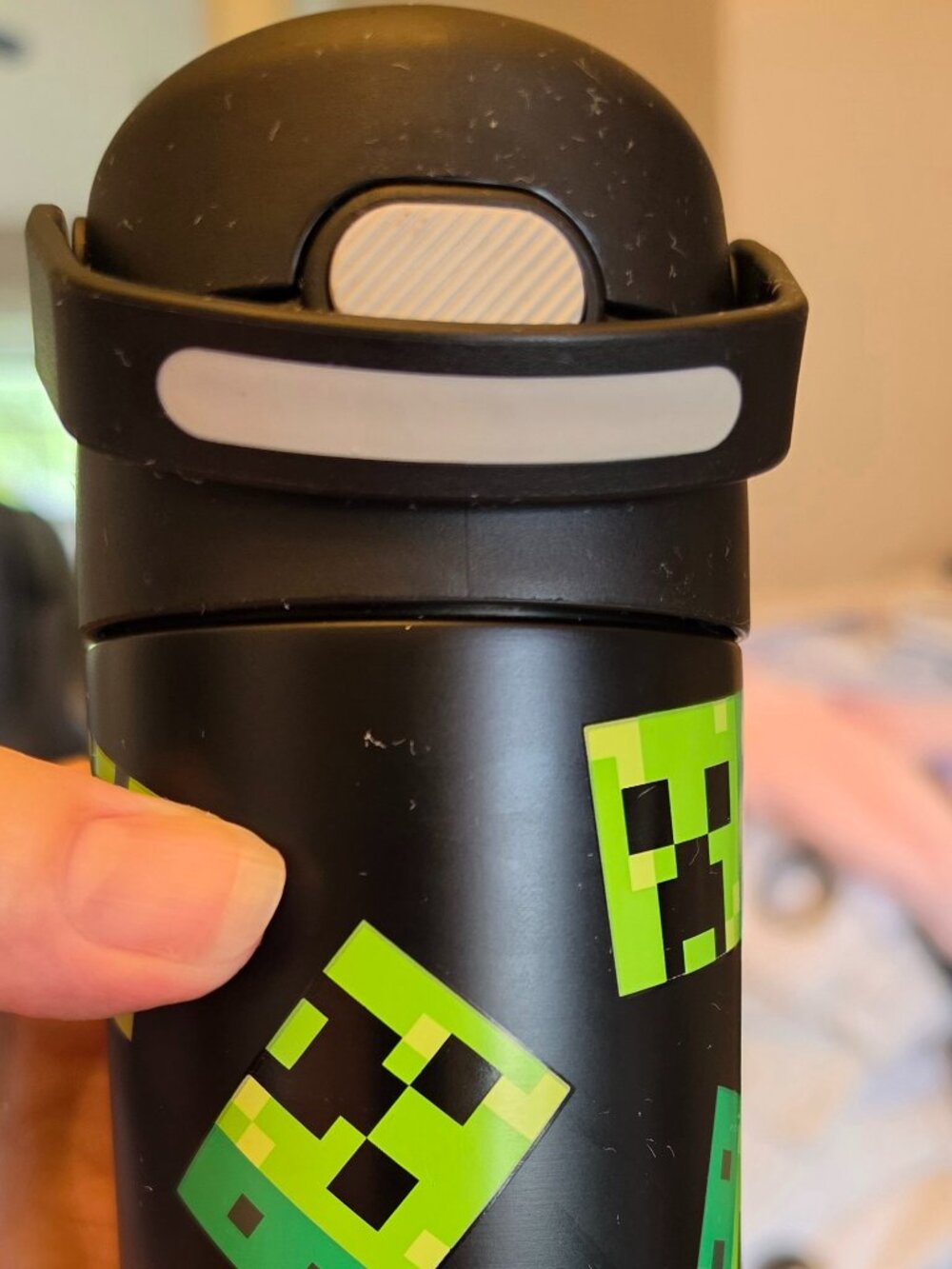 Thermos 16oz Minecraft creeper insulated stainless steel water drink bottle